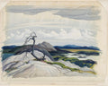 {{ product_title }} Fine Art Print | {{ product_vendor }} Jakero77 Franklin Carmichael - The Whitefish Hills 1929 Signed - 17" x 22" Fine Art Print Art Print  Jakero77