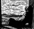 {{ product_title }} Fine Art Print | {{ product_vendor }} Jakero77 Franklin Carmichael - Untitled (1944) View Over Hills - 17" x 22" Fine Art Print Art Print  Jakero77