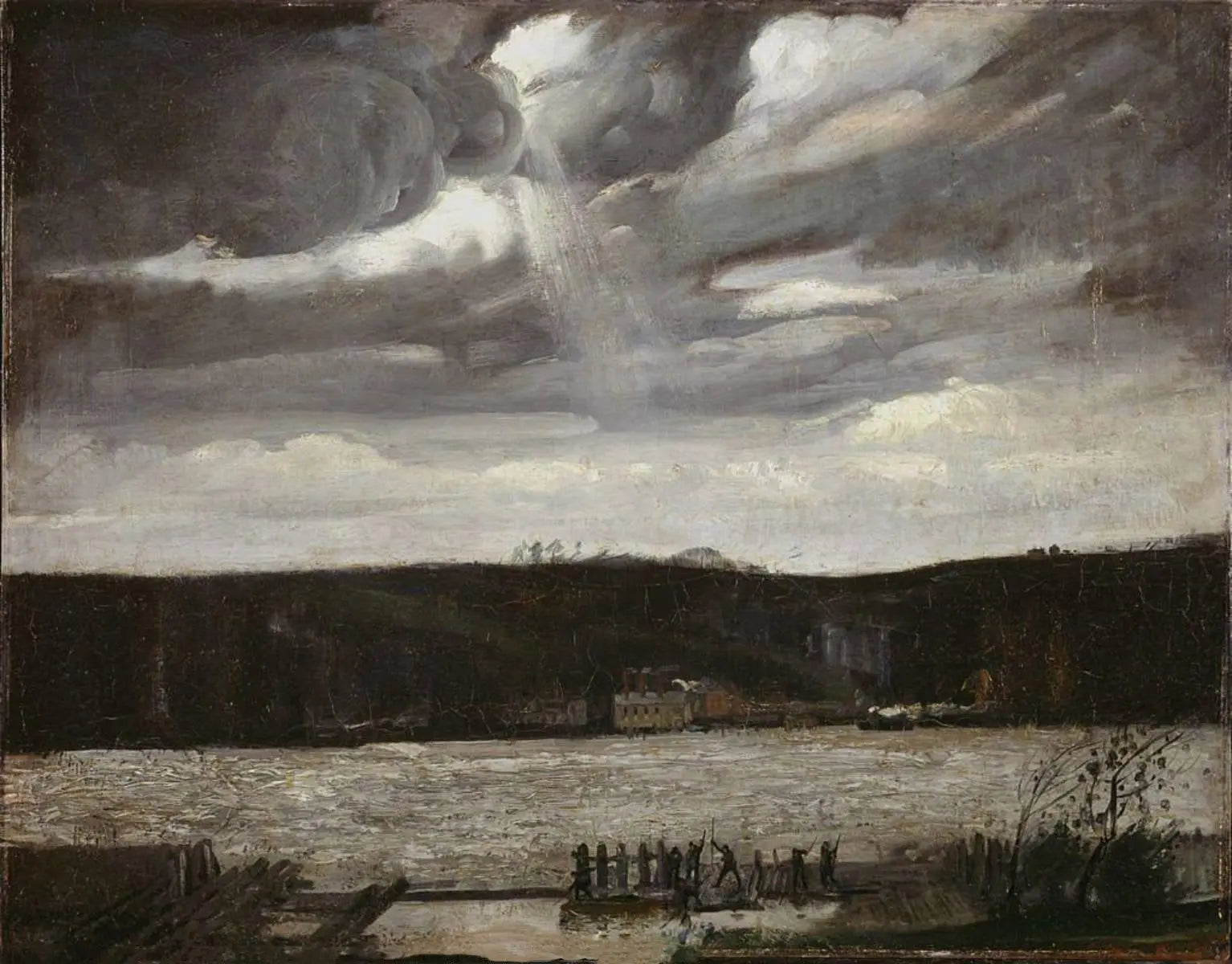 {{ product_title }} Fine Art Print | {{ product_vendor }} Jakero77 George Bellows - A Cloudy Day (1908) - 17" x 22" Fine Art Print Art Print  Jakero77