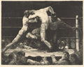 {{ product_title }} Fine Art Print | {{ product_vendor }} Jakero77 George Bellows - A Stag at Sharkey's (1917) Signed - 17" x 22" Fine Art Print Art Print  Jakero77