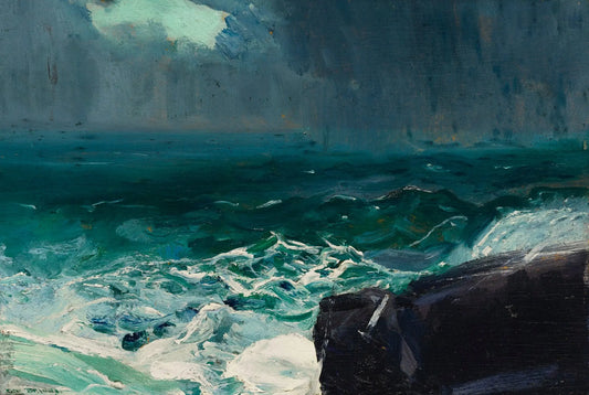 {{ product_title }} Fine Art Print | {{ product_vendor }} Jakero77 George Bellows - Approach of Rain (1913) Signed - 17" x 22" Fine Art Print Art Print  Jakero77