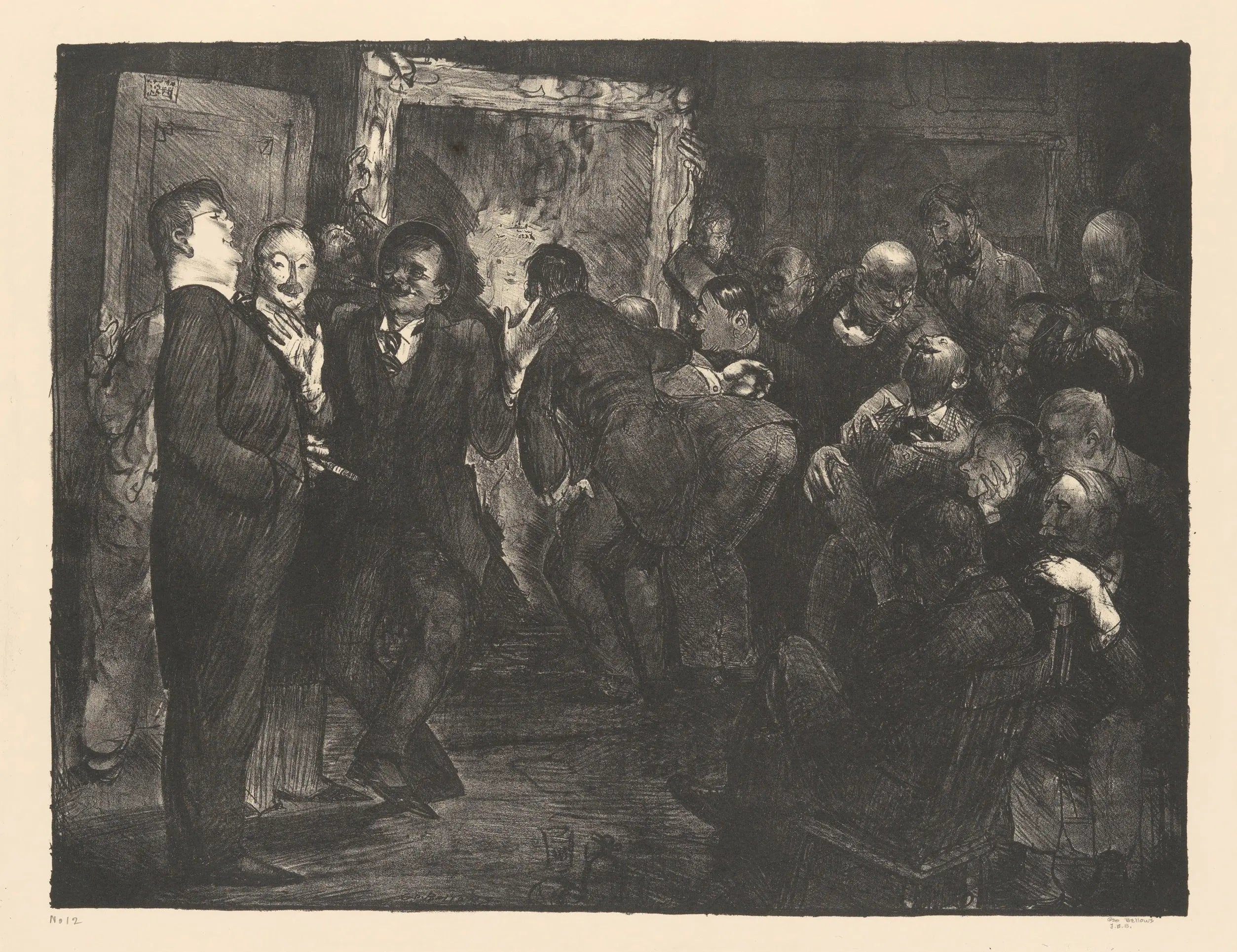 {{ product_title }} Fine Art Print | {{ product_vendor }} Jakero77 George Bellows - Artists Judging Works of Art (1916) Signed - 17" x 22" Art Print Art Print  Jakero77