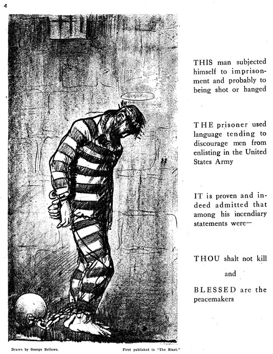 {{ product_title }} Fine Art Print | {{ product_vendor }} Jakero77 George Bellows - Blessed are the Peacemakers (1917) - 17" x 22" Fine Art Print Art Print  Jakero77