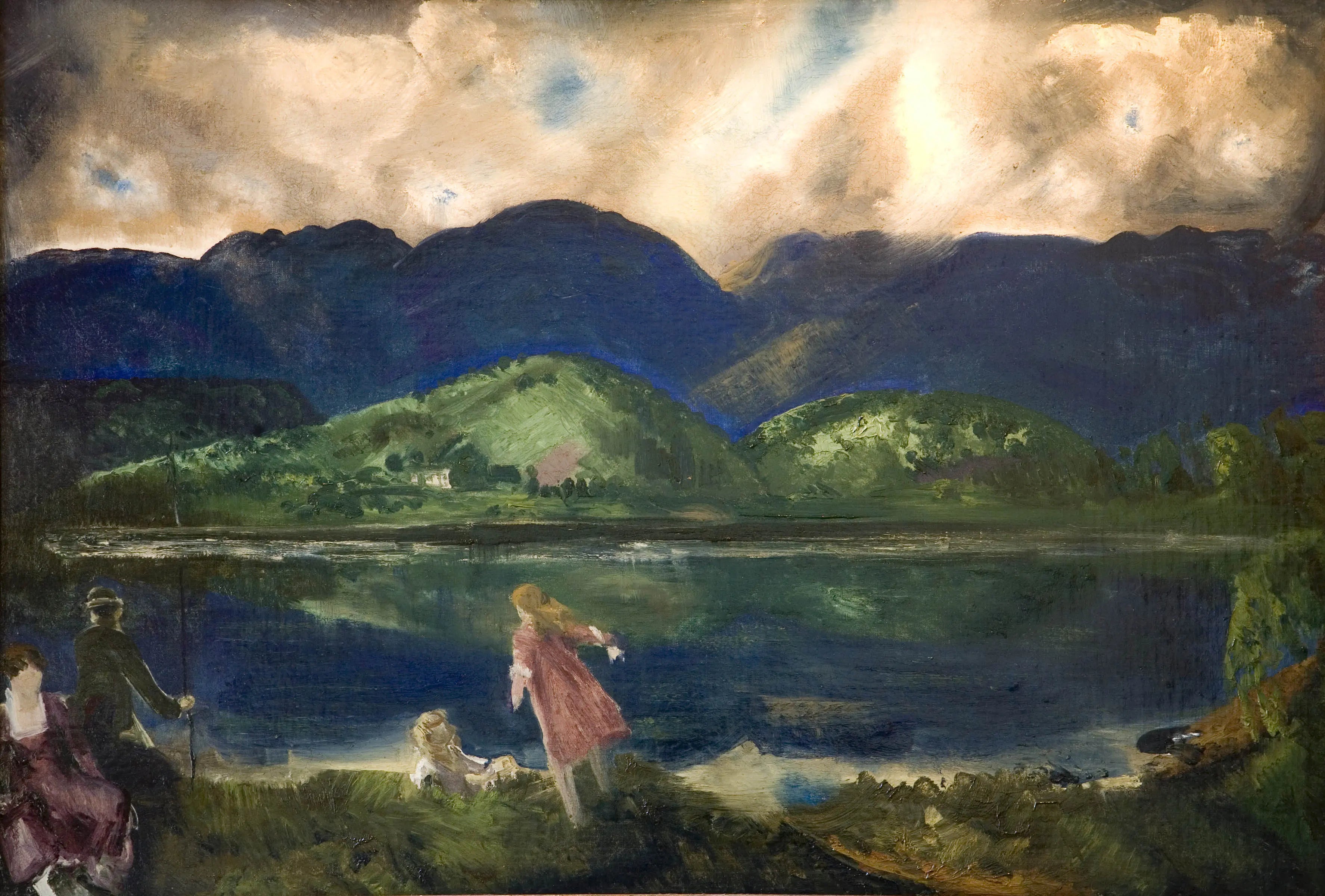{{ product_title }} Fine Art Print | {{ product_vendor }} Jakero77 George Bellows - Coopers Lake, Woodstock (1924) - 17" x 22" Fine Art Print Art Print  Jakero77