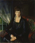 {{ product_title }} Fine Art Print | {{ product_vendor }} Jakero77 George Bellows - Emma at the Window (1920) Portrait - 17" x 22" Fine Art Print Art Print  Jakero77