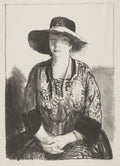 {{ product_title }} Fine Art Print | {{ product_vendor }} Jakero77 George Bellows - Emma in a Black Hat (1921) Signed - 17" x 22" Fine Art Print Art Print  Jakero77