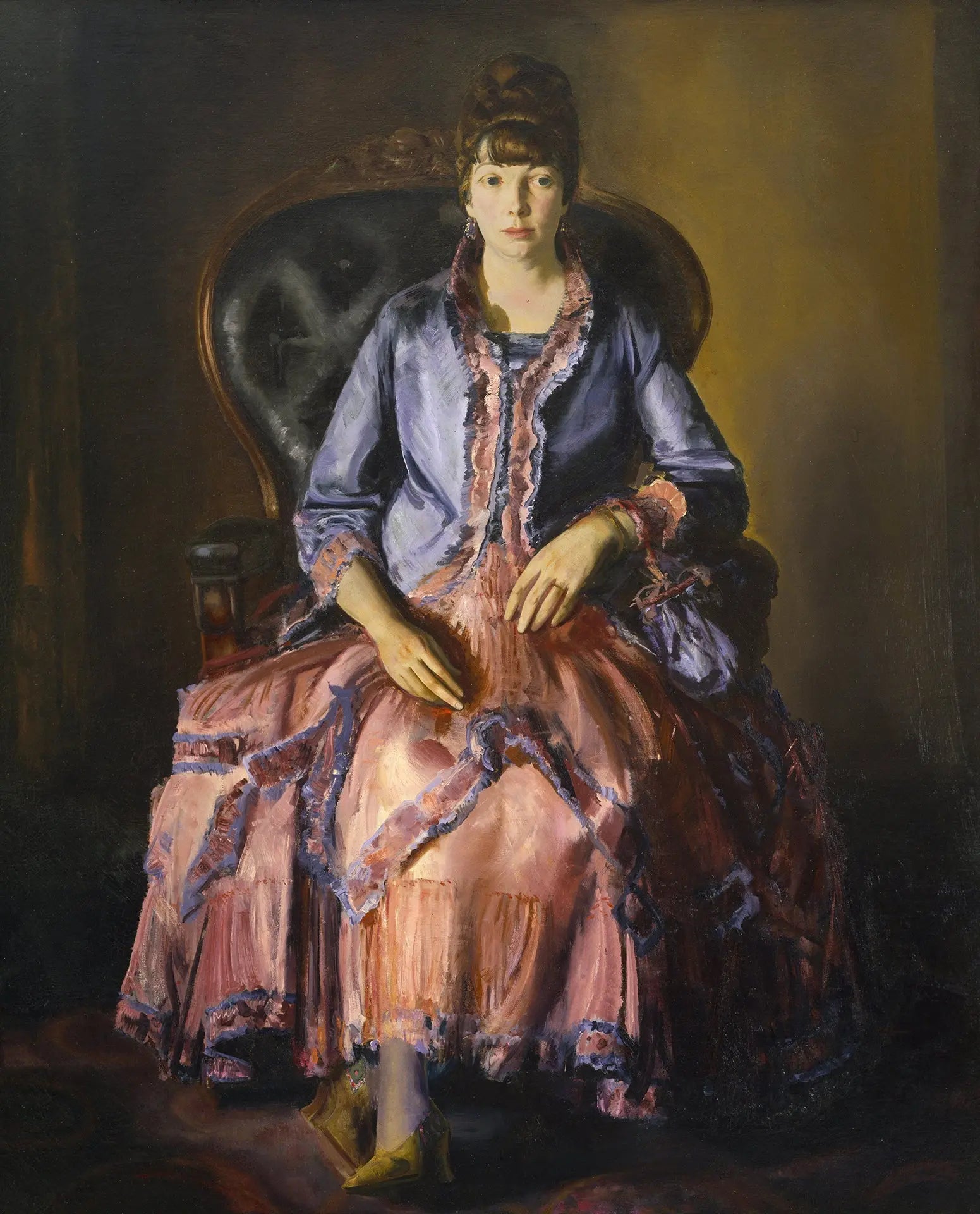 {{ product_title }} Fine Art Print | {{ product_vendor }} Jakero77 George Bellows - Emma in a Purple Dress (1920-23) Victorian - 17" x 22" Art Print Art Print  Jakero77