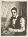 {{ product_title }} Fine Art Print | {{ product_vendor }} Jakero77 George Bellows - Gene Speicher Drawing on a Stone (1921) Signed - 17" x 22" Print Art Print  Jakero77