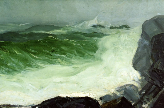 {{ product_title }} Fine Art Print | {{ product_vendor }} Jakero77 George Bellows - Gray Sea (1913)  - 17" x 22" Fine Art Print Art Print  Jakero77