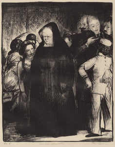 {{ product_title }} Fine Art Print | {{ product_vendor }} Jakero77 George Bellows - In an Elevator (1916) Signed - 17" x 22" Fine Art Print Art Print  Jakero77