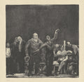 {{ product_title }} Fine Art Print | {{ product_vendor }} Jakero77 George Bellows - Introducing John L. Sullivan Boxing Match (1916) Signed - 17"x22" Fine Art Print Art Print  Jakero77