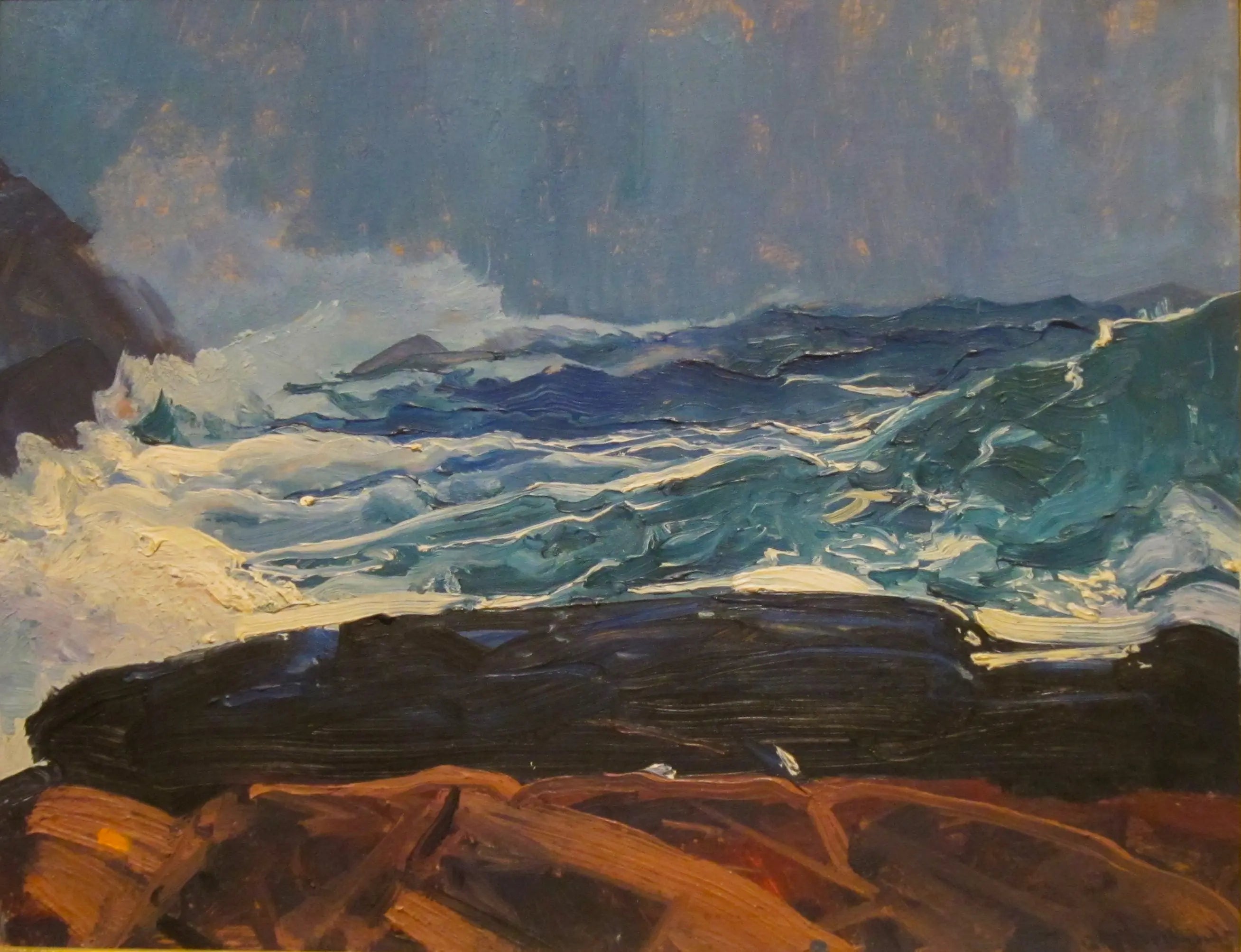 {{ product_title }} Fine Art Print | {{ product_vendor }} Jakero77 George Bellows - Lobster Cove, Monhegan Maine (1913) - 17" x 22" Fine Art Print Art Print  Jakero77