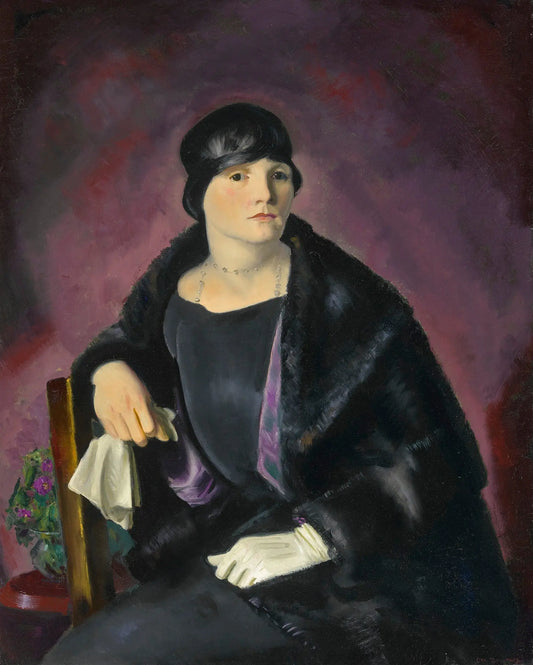 {{ product_title }} Fine Art Print | {{ product_vendor }} Jakero77 George Bellows - Mrs. Walter H. Richter (1922) Signed - 17" x 22" Fine Art Print Art Print  Jakero77