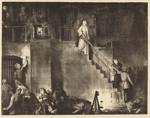 {{ product_title }} Fine Art Print | {{ product_vendor }} Jakero77 George Bellows - Murder of Edith Cavell (1918) Signed - 17" x 22" Fine Art Print Art Print  Jakero77