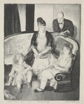 {{ product_title }} Fine Art Print | {{ product_vendor }} Jakero77 George Bellows - My Family, Second Stone (1921) Signed - 17" x 22" Fine Art Print Art Print  Jakero77