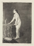 {{ product_title }} Fine Art Print | {{ product_vendor }} Jakero77 George Bellows - Nude Female Statuette (1917) Signed - 17" x 22" Fine Art Print Art Print  Jakero77