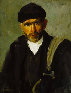 {{ product_title }} Fine Art Print | {{ product_vendor }} Jakero77 George Bellows - Old Fisherman Portrait (1904) Signed - 17" x 22" Fine Art Print Art Print  Jakero77