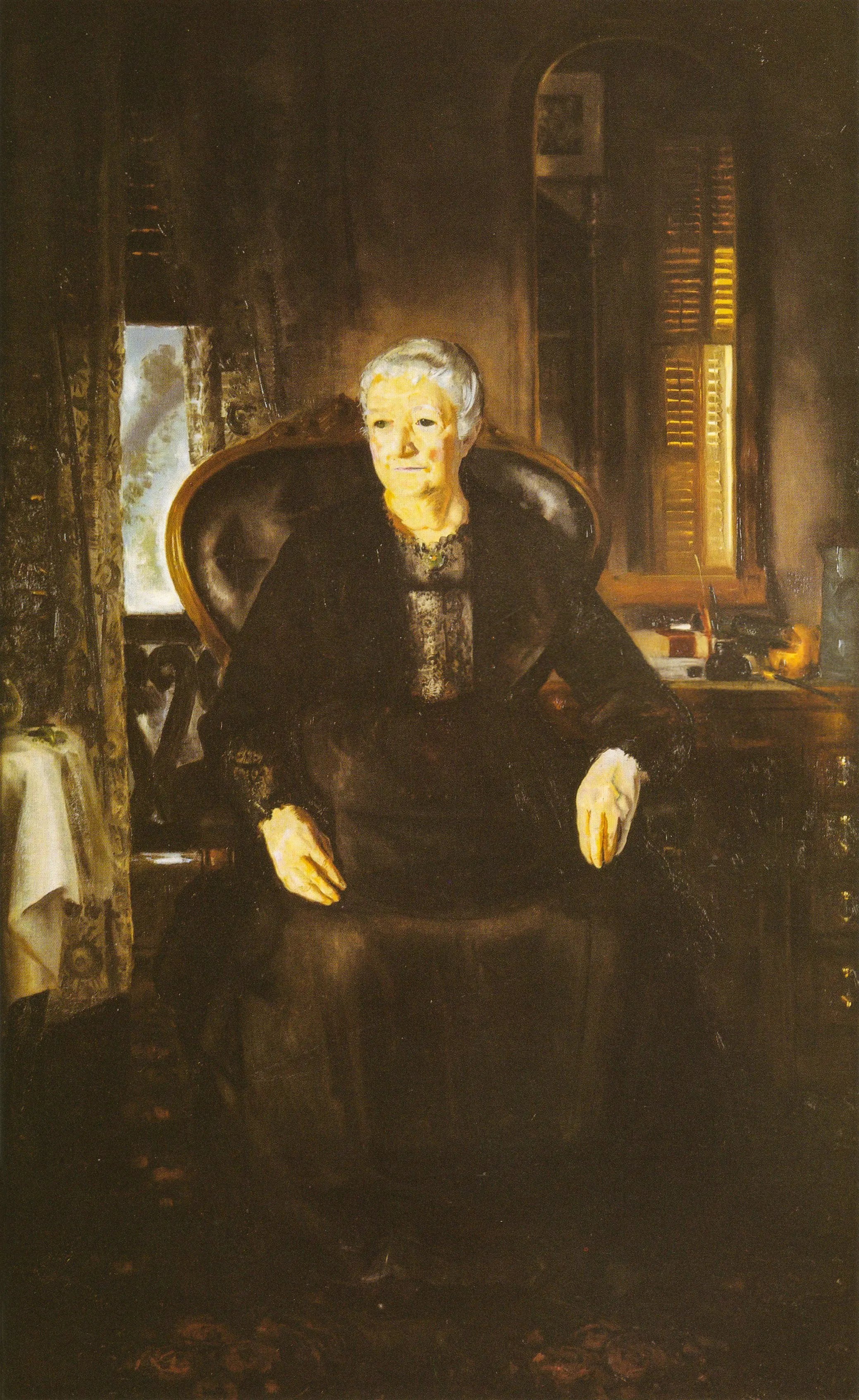{{ product_title }} Fine Art Print | {{ product_vendor }} Jakero77 George Bellows - Portrait of my Mother No. 1 (1920) - 17" x 22" Fine Art Print Art Print  Jakero77