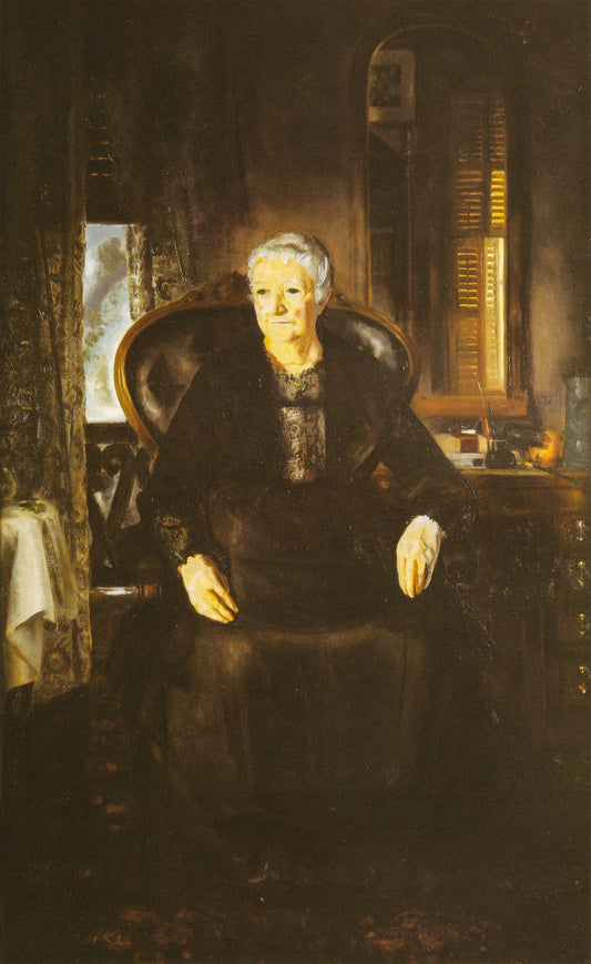 {{ product_title }} Fine Art Print | {{ product_vendor }} Jakero77 George Bellows - Portrait of my Mother No. 1 (1920) - 17" x 22" Fine Art Print Art Print  Jakero77