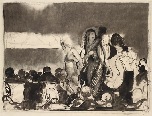 {{ product_title }} Fine Art Print | {{ product_vendor }} Jakero77 George Bellows - Preliminaries to the Big Bout (1916) - 17" x 22" Fine Art Print Art Print  Jakero77