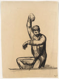 {{ product_title }} Fine Art Print | {{ product_vendor }} Jakero77 George Bellows - Punchinello (1922) Sketch Signed - 17" x 22" Fine Art Print Art Print  Jakero77