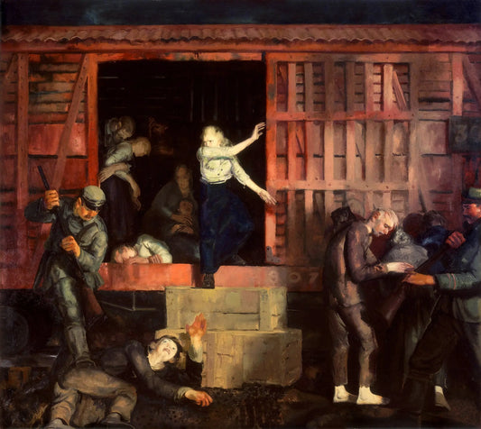 {{ product_title }} Fine Art Print | {{ product_vendor }} Jakero77 George Bellows - Return of the Useless (1918) Signed - 17" x 22" Fine Art Print Art Print  Jakero77