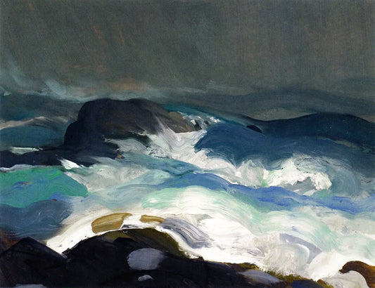 {{ product_title }} Fine Art Print | {{ product_vendor }} Jakero77 George Bellows - Sea in Fog (1913) - 17" x 22" Fine Art Print Art Print  Jakero77