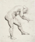 {{ product_title }} Fine Art Print | {{ product_vendor }} Jakero77 George Bellows - Standing Nude Bending Forward (1916) Signed - 17" x 22" Art Print Art Print  Jakero77