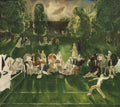 {{ product_title }} Fine Art Print | {{ product_vendor }} Jakero77 George Bellows - Tennis Tournament (1920) Newport - 17" x 22" Fine Art Print Art Print  Jakero77