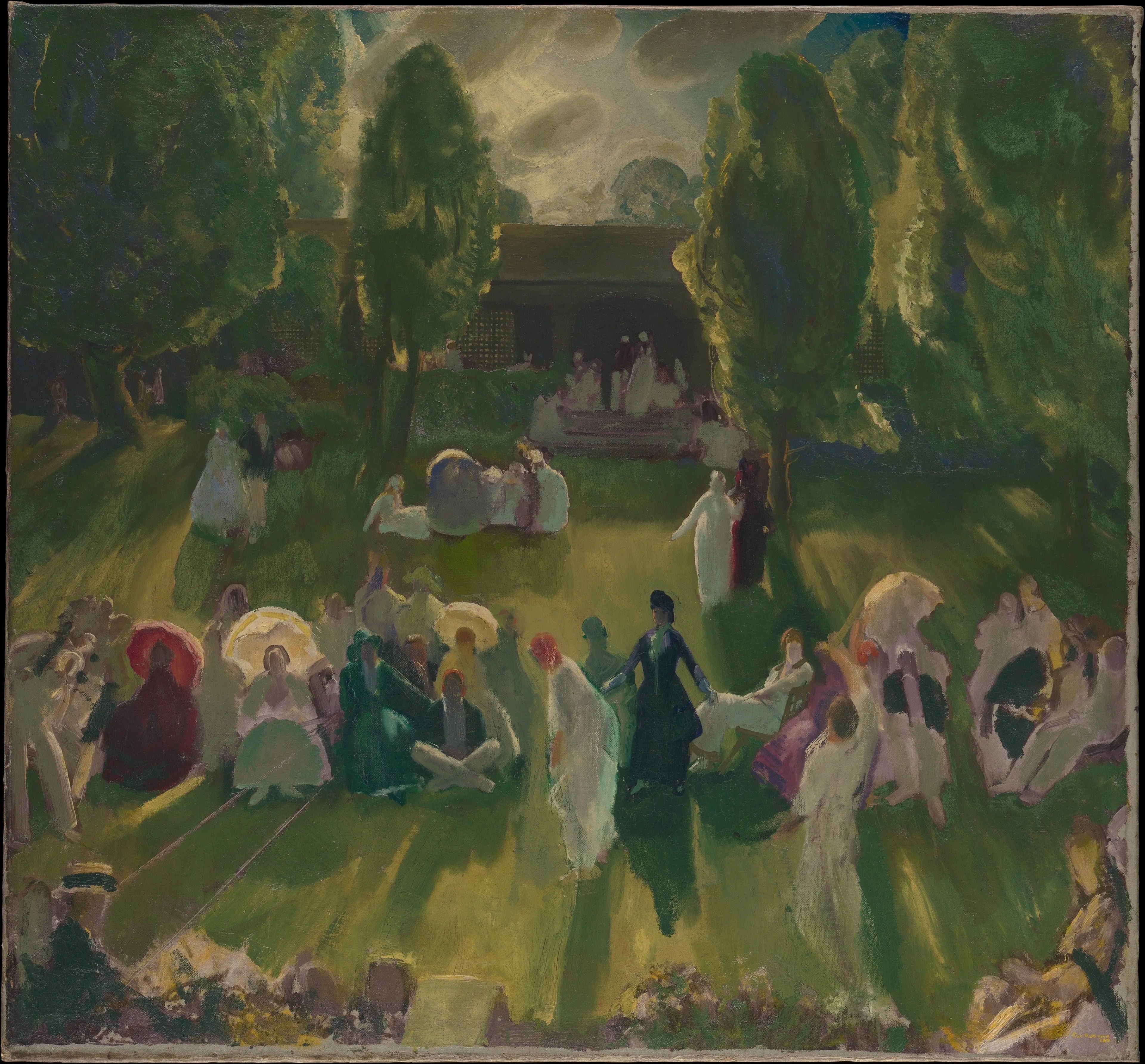 {{ product_title }} Fine Art Print | {{ product_vendor }} Jakero77 George Bellows - Tennis at Newport (1919) Signed - 17" x 22" Fine Art Print Art Print  Jakero77