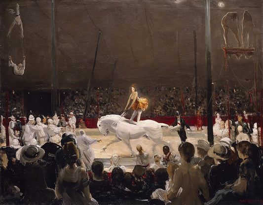 {{ product_title }} Fine Art Print | {{ product_vendor }} Jakero77 George Bellows - The Circus (1912) Signed - 17" x 22" Fine Art Print Art Print  Jakero77