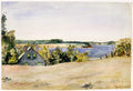 {{ product_title }} Fine Art Print | {{ product_vendor }} Jakero77 George Bellows - The Grove, Gardiner's Bay from Sag Harbor (1899) Signed - 17"x22" Fine Art Print Art Print  Jakero77