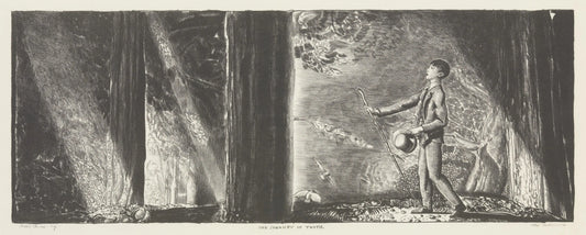 {{ product_title }} Fine Art Print | {{ product_vendor }} Jakero77 George Bellows - The Journey of Youth (1923) Signed - 17" x 22" Fine Art Print Art Print  Jakero77