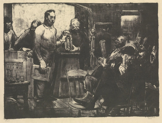 {{ product_title }} Fine Art Print | {{ product_vendor }} Jakero77 George Bellows - The Jury (1916) Signed - 17" x 22" Fine Art Print Art Print  Jakero77