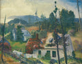 {{ product_title }} Fine Art Print | {{ product_vendor }} Jakero77 George Bellows - The Red Vine, Matinicus Island Maine (1916) Signed - 17"x22" Print Art Print  Jakero77