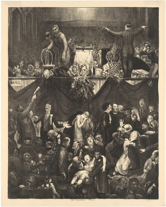 {{ product_title }} Fine Art Print | {{ product_vendor }} Jakero77 George Bellows - The Sawdust Trail (1917) Signed - 17" x 22" Fine Art Print Art Print  Jakero77