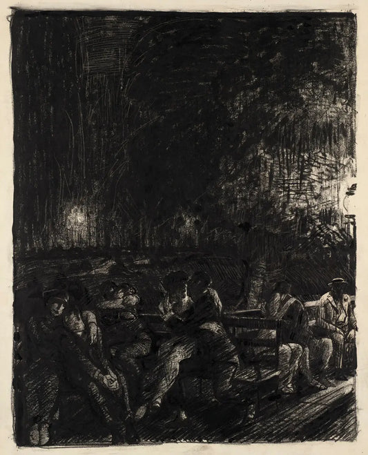 {{ product_title }} Fine Art Print | {{ product_vendor }} Jakero77 George Bellows - The Strugglers, Solitude (1913) - 17" x 22" Fine Art Print Art Print  Jakero77