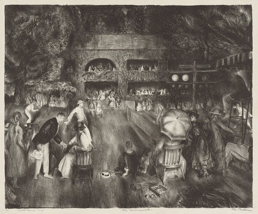 {{ product_title }} Fine Art Print | {{ product_vendor }} Jakero77 George Bellows - The Tournament (1920) Tennis Signed - 17" x 22" Fine Art Print Art Print  Jakero77