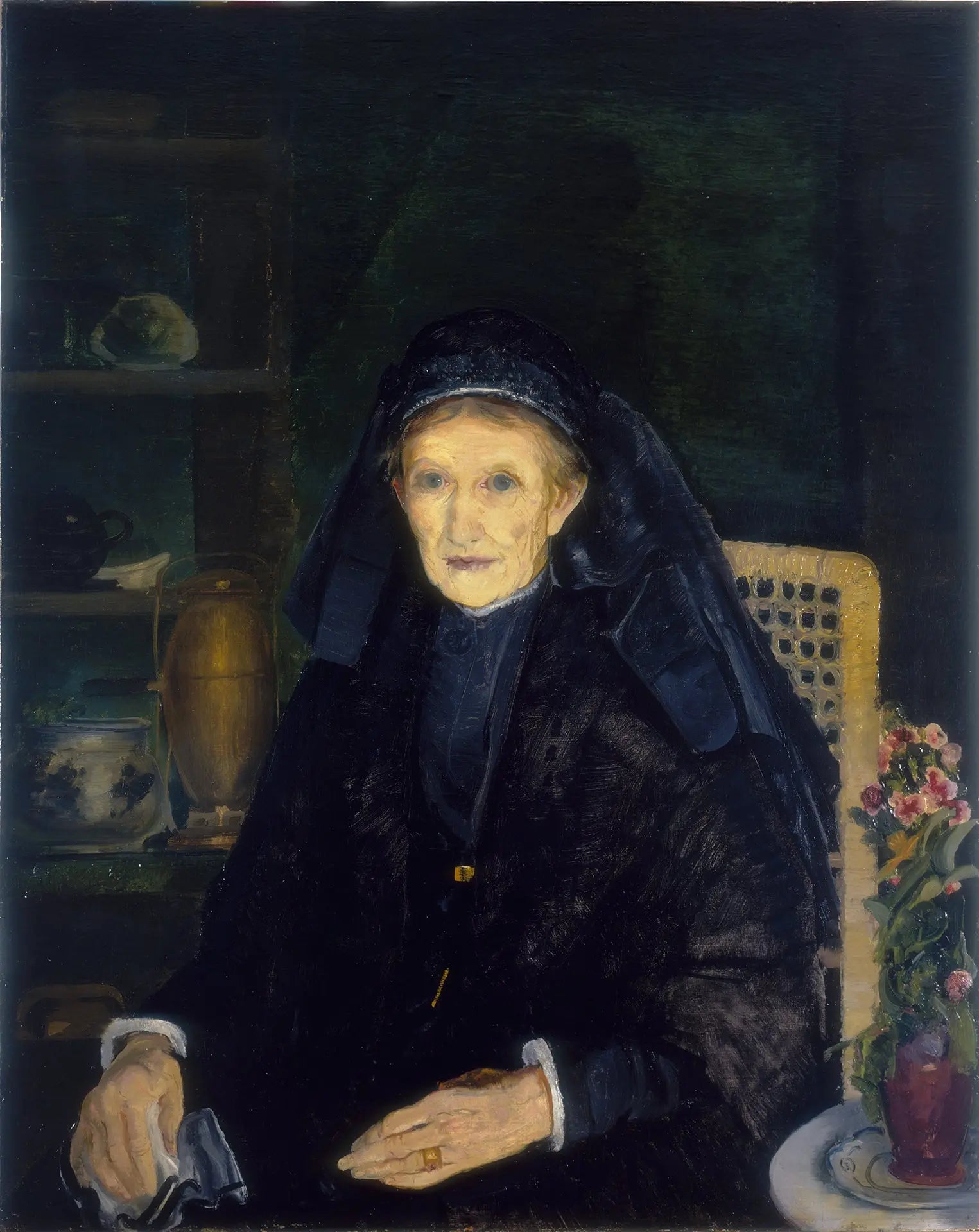 {{ product_title }} Fine Art Print | {{ product_vendor }} Jakero77 George Bellows - The Widow (1917) Woman in Black - 17" x 22" Fine Art Print Art Print  Jakero77