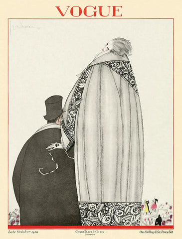 {{ product_title }} Fine Art Print | {{ product_vendor }} Jakero77 Georges LePape - Vintage Vogue Fashion Paris Elegance (1920) - 17"x22" Art Print Art Print  Jakero77