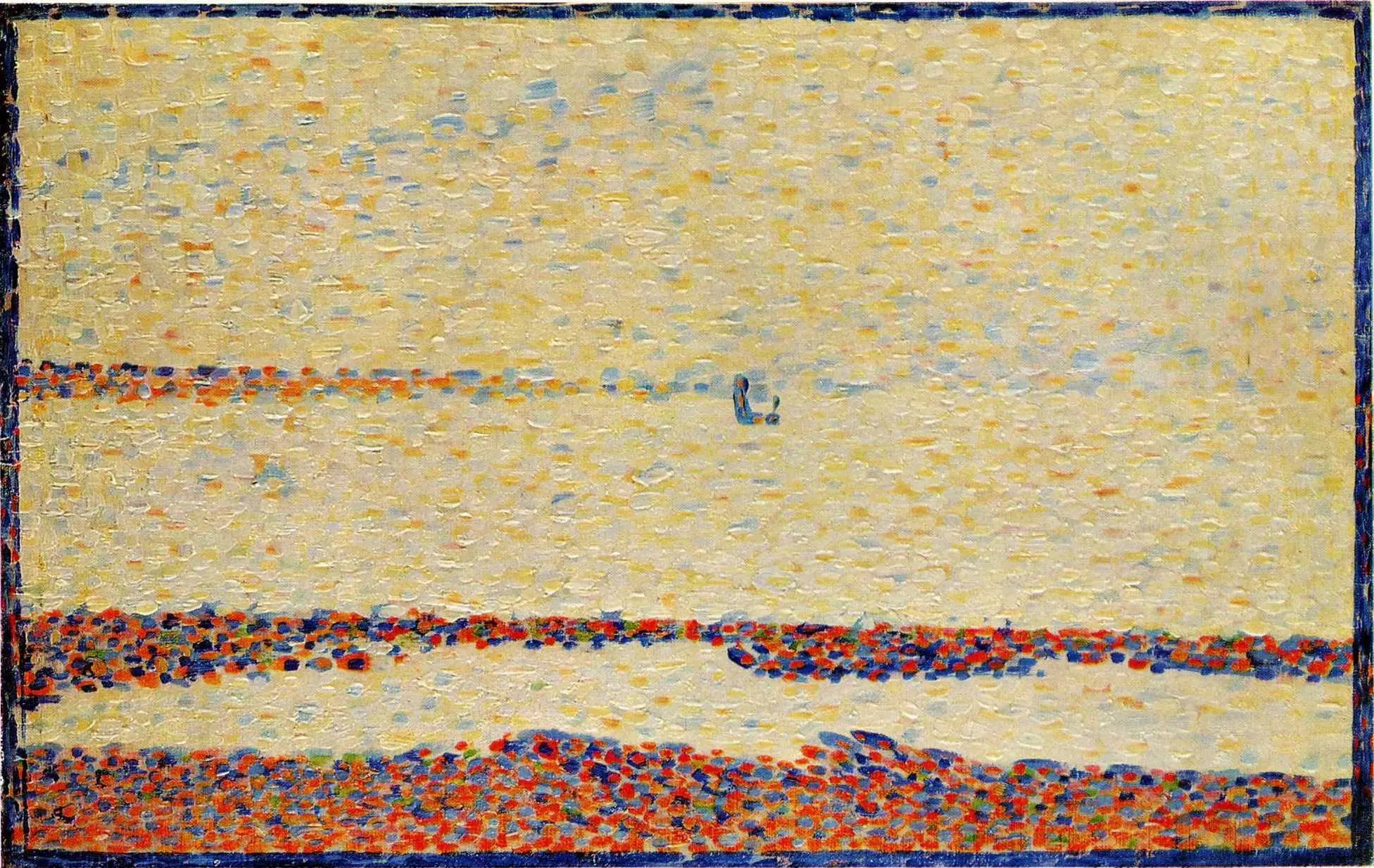 {{ product_title }} Fine Art Print | {{ product_vendor }} Jakero77 Georges Seurat - Beach at Gravelines (1890) - 17" x 22" Fine Art Print Art Print  Jakero77