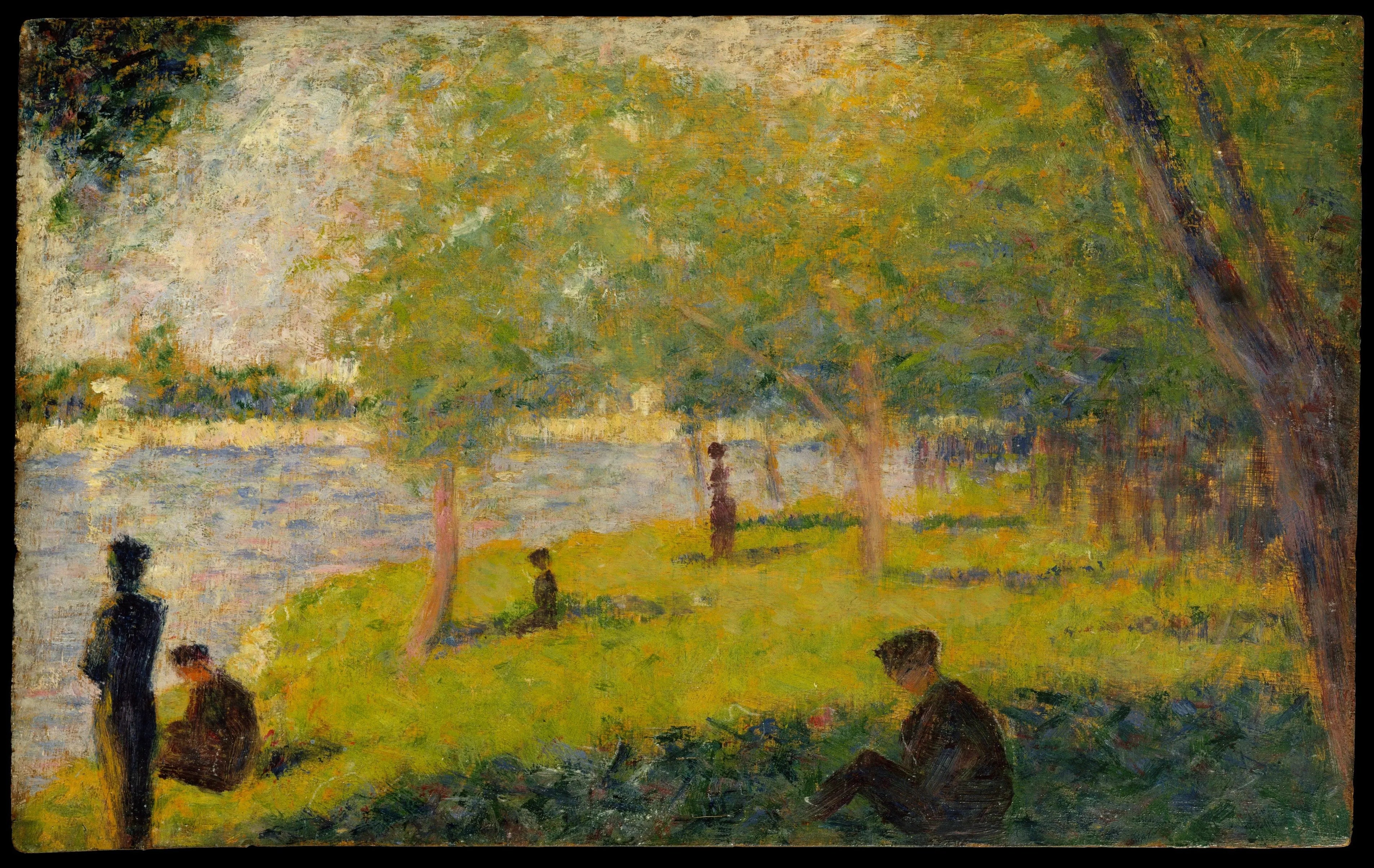 {{ product_title }} Fine Art Print | {{ product_vendor }} Jakero77 Georges Seurat - Figures Study for La Grande Jatte (1884-85) - 17" x 22" Art Print Art Print  Jakero77