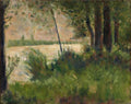 {{ product_title }} Fine Art Print | {{ product_vendor }} Jakero77 Georges Seurat - Grassy Riverbank (1881) France - 17" x 22" Fine Art Print Art Print  Jakero77