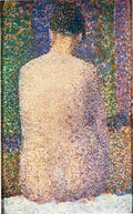 {{ product_title }} Fine Art Print | {{ product_vendor }} Jakero77 Georges Seurat - Nude Model from Back (1886) France - 17" x 22" Fine Art Print Art Print  Jakero77