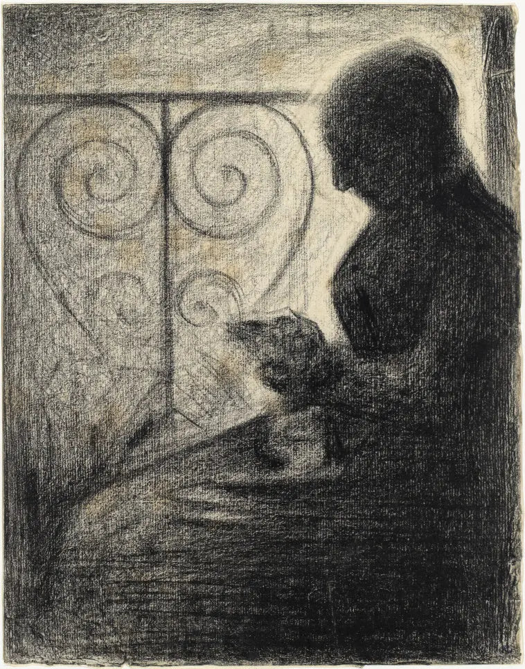 {{ product_title }} Fine Art Print | {{ product_vendor }} Jakero77 Georges Seurat - On The Balcony, Post-Impressionist - 17" x 22" Fine Art Print Art Print  Jakero77