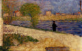 {{ product_title }} Fine Art Print | {{ product_vendor }} Jakero77 Georges Seurat - Study on the Island (1883-84) Signed - 17" x 22" Fine Art Print Art Print  Jakero77