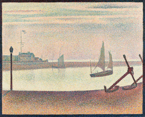 {{ product_title }} Fine Art Print | {{ product_vendor }} Jakero77 Georges Seurat - The Channel at Gravelines, Evening (1890) - 17" x 22" Art Print Art Print  Jakero77