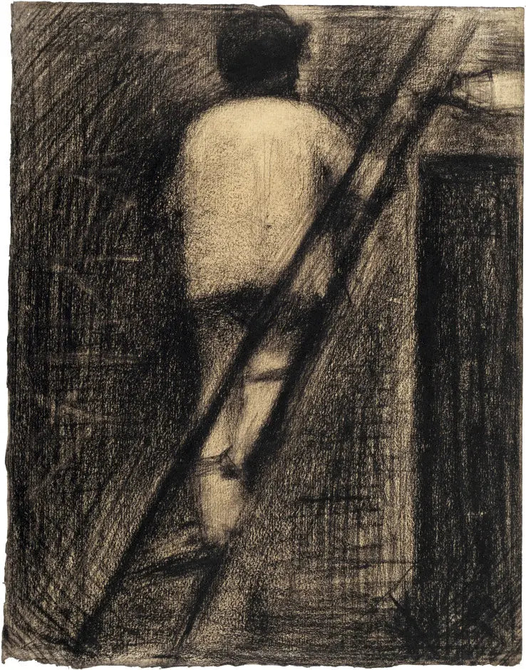 {{ product_title }} Fine Art Print | {{ product_vendor }} Jakero77 Georges Seurat - The Painter, Post-Impressionism - 17" x 22" Fine Art Print Art Print  Jakero77