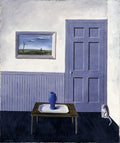 {{ product_title }} Fine Art Print | {{ product_vendor }} Jakero77 Gertrude Abercrombie - White Cat (1935-38) - 17" x 22" Fine Art Print Art Print  Jakero77
