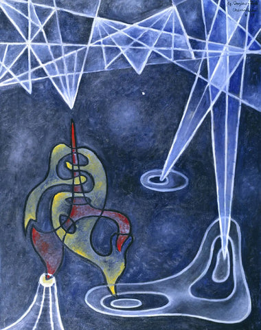 {{ product_title }} Fine Art Print | {{ product_vendor }} Jakero77 Gordon Onslow-Ford - Determination of Gender (1939) - 17" x 22" Fine Art Print Art Print  Jakero77